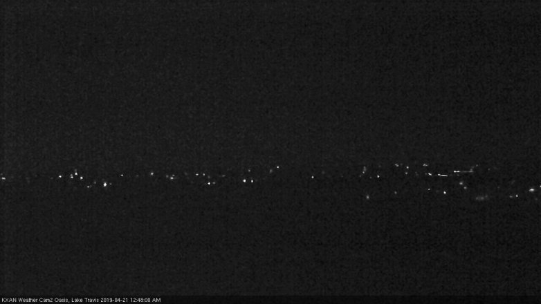 Lake Travis webcam, April 20, 2019 11:50 PM CT