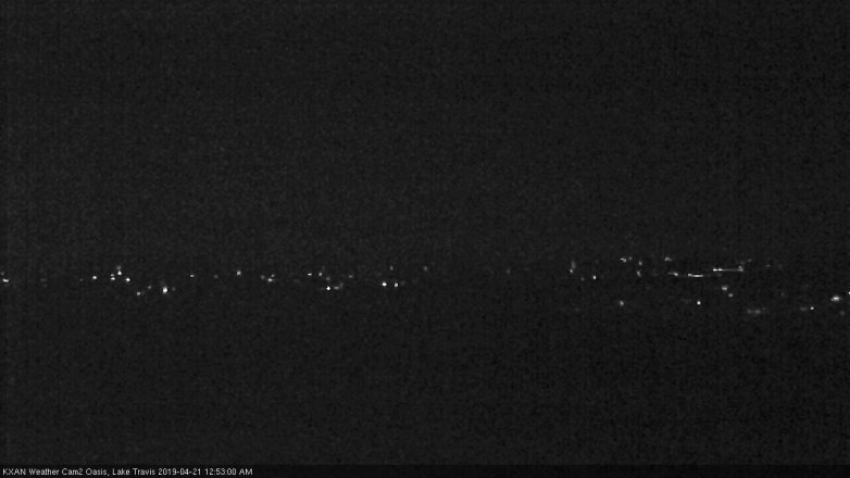Lake Travis webcam, April 20, 2019 11:55 PM CT