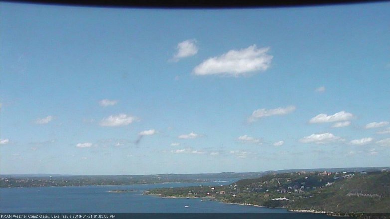 Lake Travis webcam, April 21, 2019 12:05 PM CT