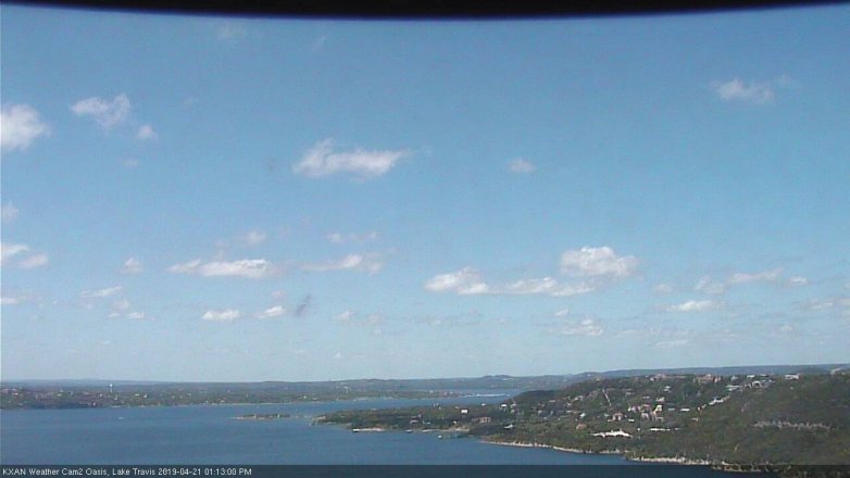 Lake Travis webcam, April 21, 2019 12:15 PM CT