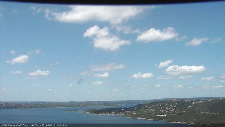 Lake Travis webcam, April 21, 2019 12:25 PM CT