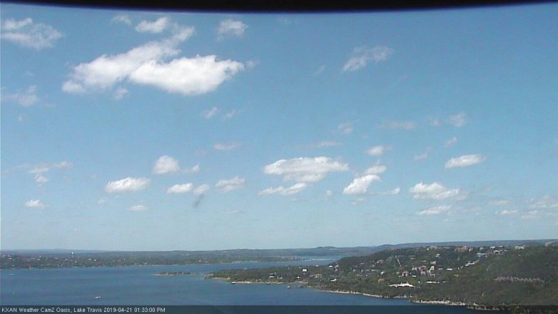 Lake Travis webcam, April 21, 2019 12:35 PM CT