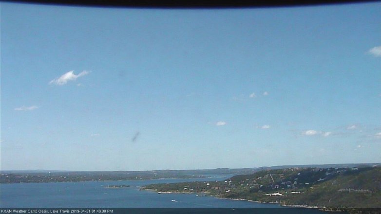 Lake Travis webcam, April 21, 2019 12:50 PM CT