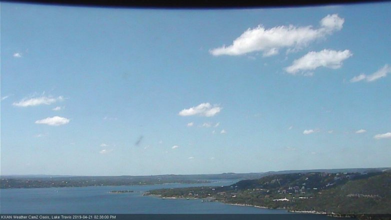Lake Travis webcam, April 21, 2019 1:40 PM CT