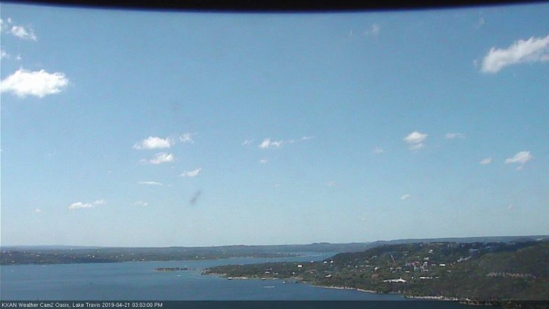Lake Travis webcam, April 21, 2019 2:05 PM CT