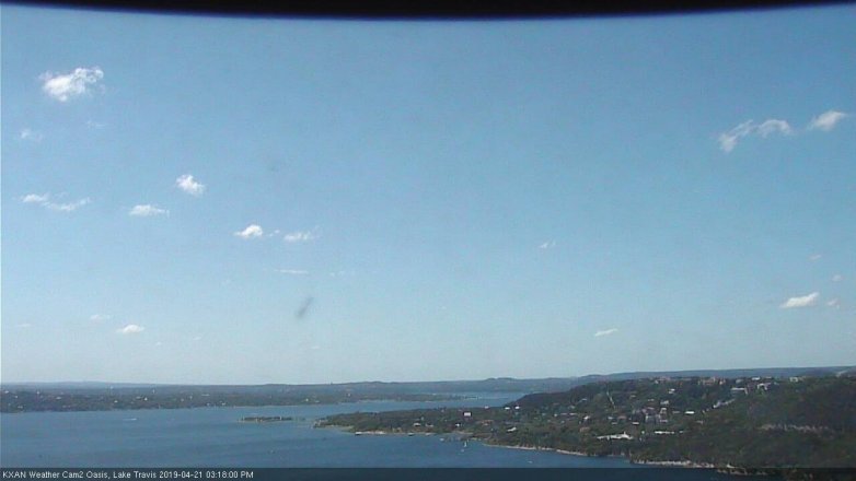 Lake Travis webcam, April 21, 2019 2:20 PM CT