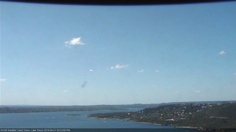Lake Travis webcam, April 21, 2019 2:25 PM CT