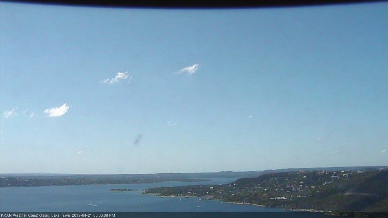 Lake Travis webcam, April 21, 2019 2:35 PM CT