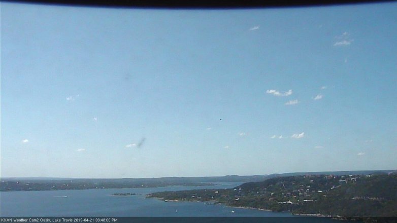 Lake Travis webcam, April 21, 2019 2:50 PM CT
