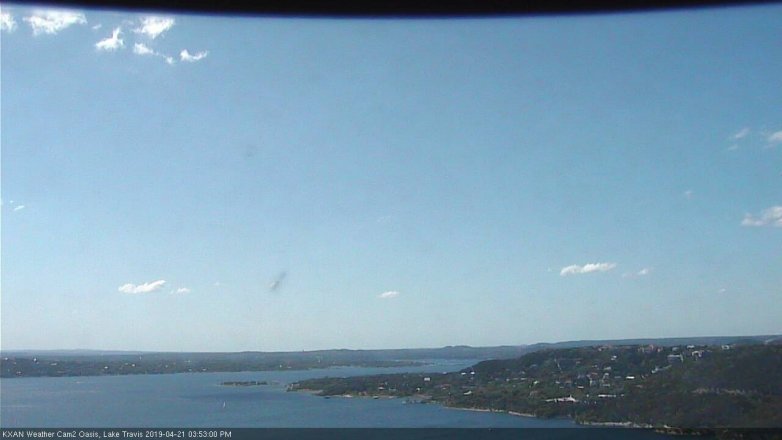 Lake Travis webcam, April 21, 2019 2:55 PM CT