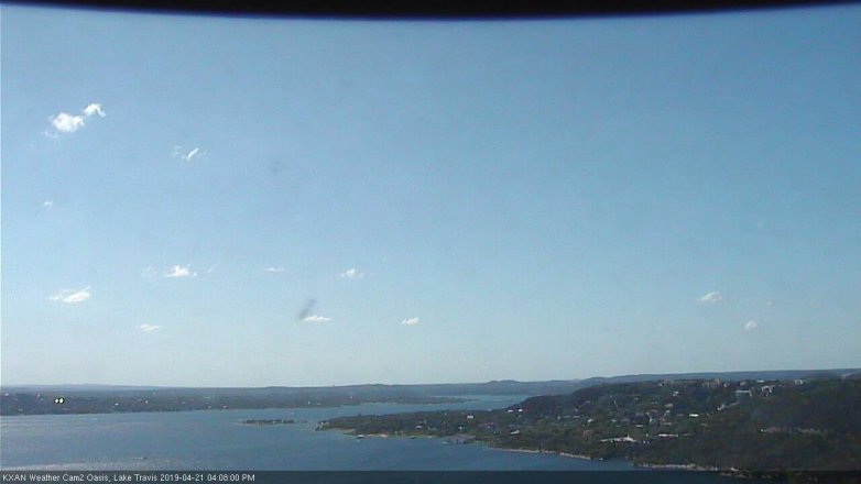 Lake Travis webcam, April 21, 2019 3:10 PM CT