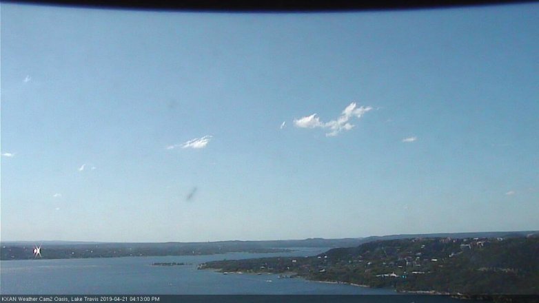 Lake Travis webcam, April 21, 2019 3:15 PM CT