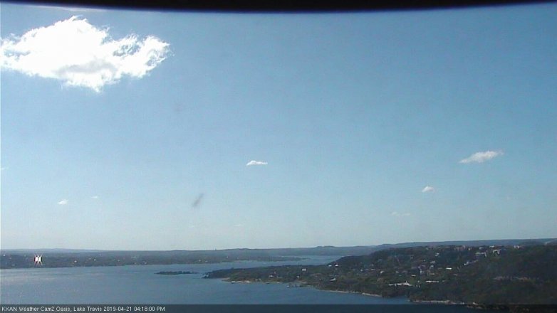 Lake Travis webcam, April 21, 2019 3:20 PM CT