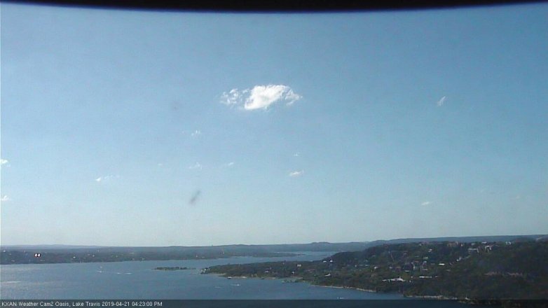 Lake Travis webcam, April 21, 2019 3:25 PM CT