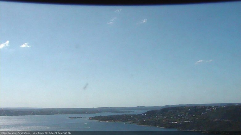 Lake Travis webcam, April 21, 2019 3:45 PM CT