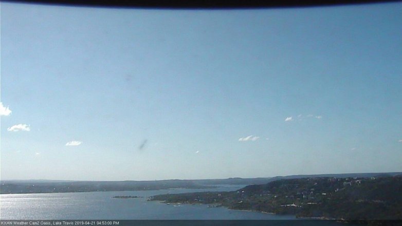 Lake Travis webcam, April 21, 2019 3:55 PM CT