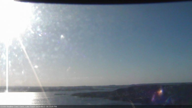 Lake Travis webcam, April 21, 2019 5:25 PM CT