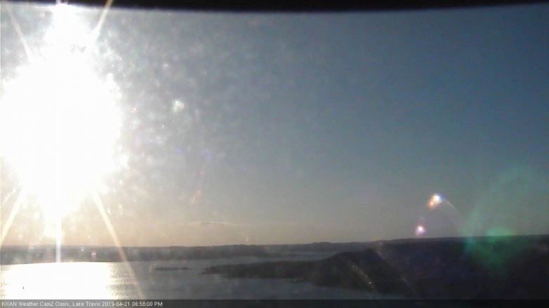 Lake Travis webcam, April 21, 2019 6:00 PM CT