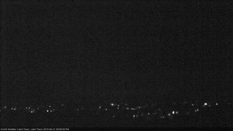 Lake Travis webcam, April 21, 2019 8:10 PM CT