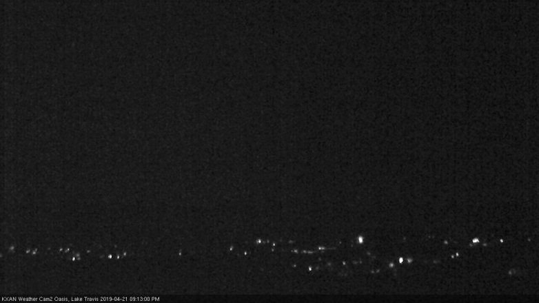Lake Travis webcam, April 21, 2019 8:15 PM CT