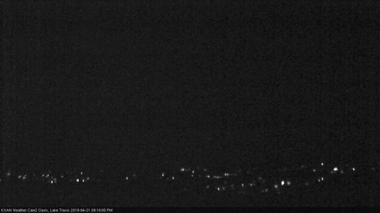 Lake Travis webcam, April 21, 2019 8:20 PM CT