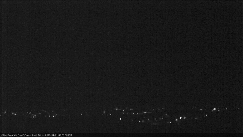 Lake Travis webcam, April 21, 2019 8:25 PM CT