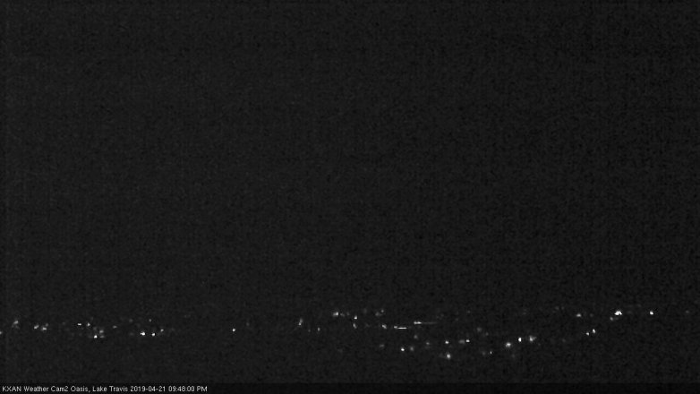 Lake Travis webcam, April 21, 2019 8:50 PM CT