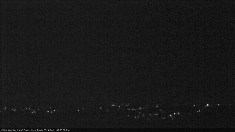 Lake Travis webcam, April 21, 2019 8:55 PM CT
