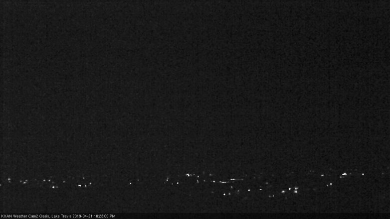 Lake Travis webcam, April 21, 2019 9:25 PM CT