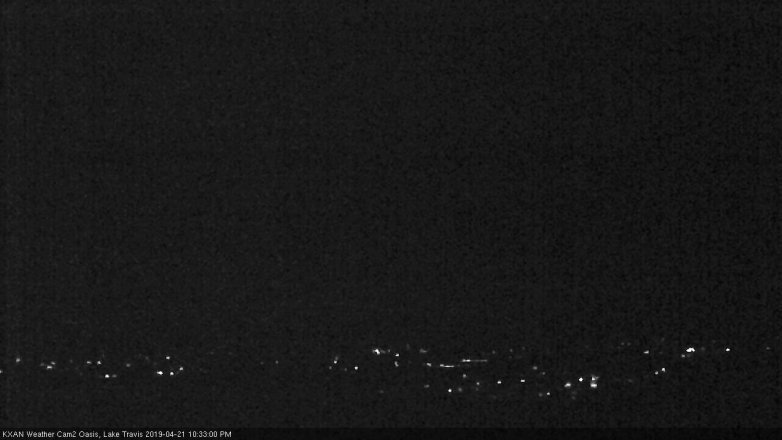 Lake Travis webcam, April 21, 2019 9:35 PM CT
