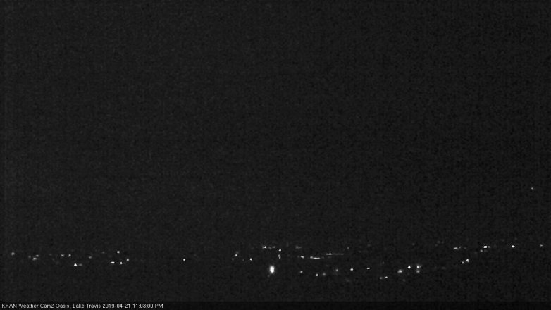 Lake Travis webcam, April 21, 2019 10:05 PM CT