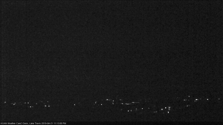 Lake Travis webcam, April 21, 2019 10:15 PM CT
