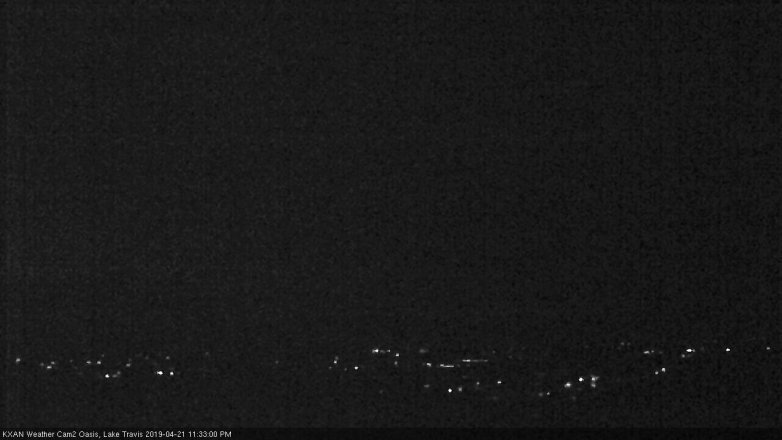 Lake Travis webcam, April 21, 2019 10:35 PM CT