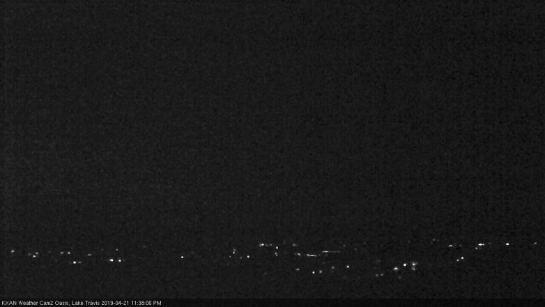 Lake Travis webcam, April 21, 2019 10:40 PM CT