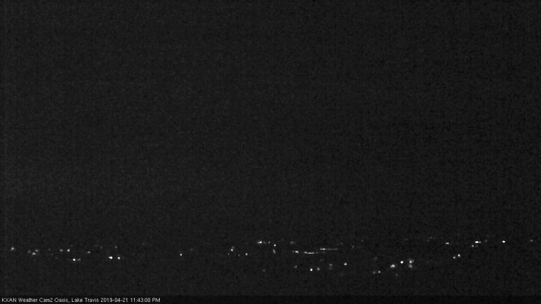Lake Travis webcam, April 21, 2019 10:45 PM CT