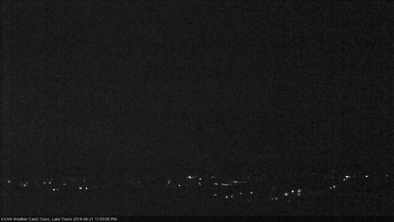 Lake Travis webcam, April 21, 2019 10:55 PM CT
