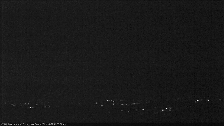 Lake Travis webcam, April 21, 2019 11:05 PM CT