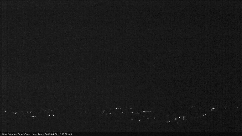 Lake Travis webcam, April 21, 2019 11:10 PM CT