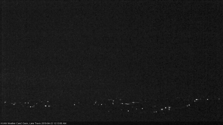 Lake Travis webcam, April 21, 2019 11:15 PM CT