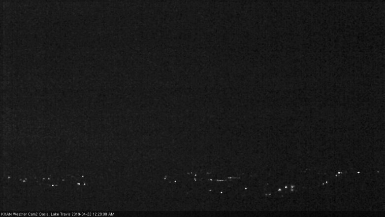 Lake Travis webcam, April 21, 2019 11:30 PM CT