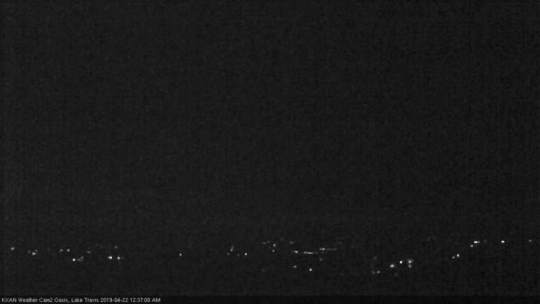 Lake Travis webcam, April 21, 2019 11:40 PM CT