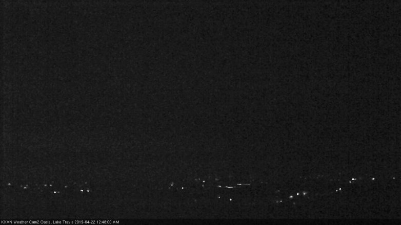 Lake Travis webcam, April 21, 2019 11:50 PM CT