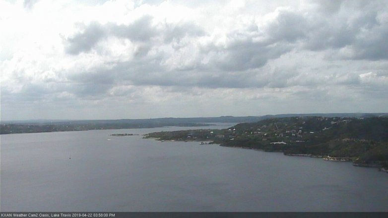 Lake Travis webcam, April 22, 2019 3:00 PM CT