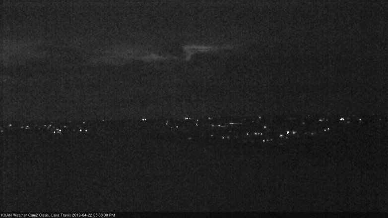 Lake Travis webcam, April 22, 2019 7:40 PM CT