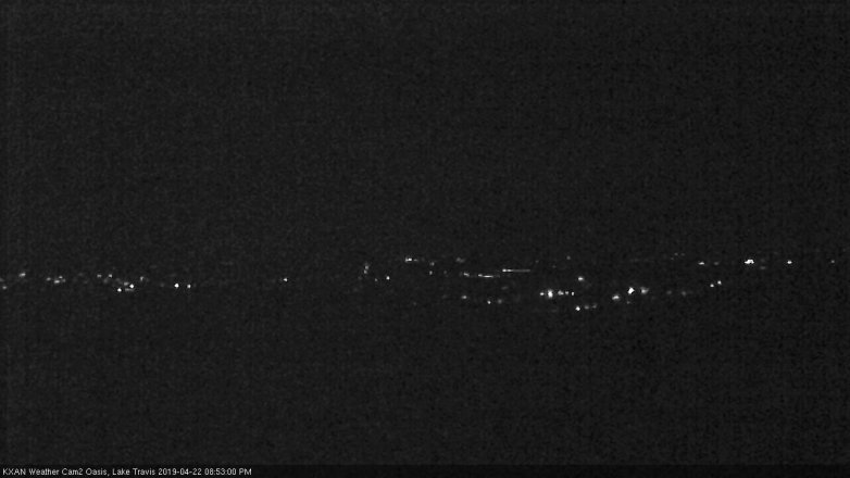 Lake Travis webcam, April 22, 2019 7:55 PM CT