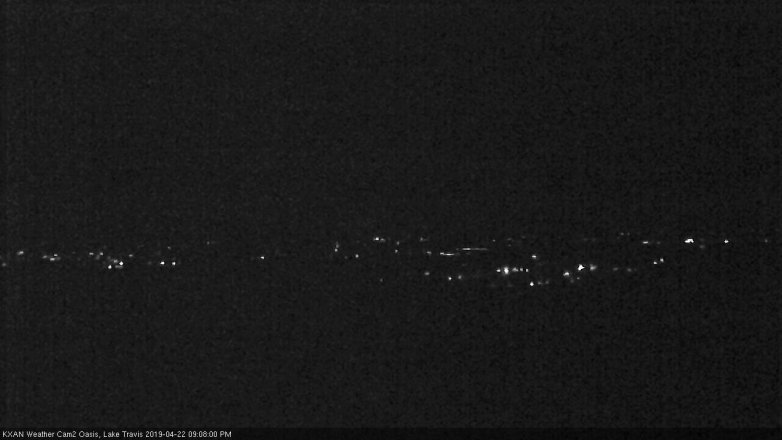 Lake Travis webcam, April 22, 2019 8:10 PM CT