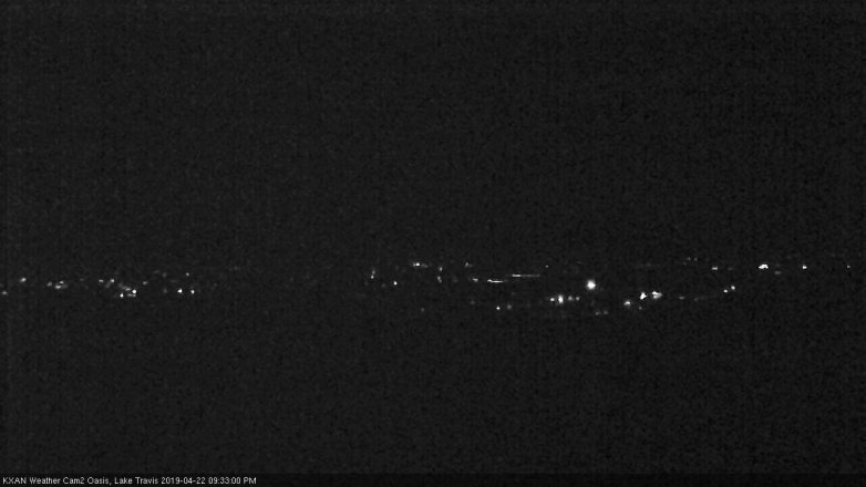 Lake Travis webcam, April 22, 2019 8:35 PM CT