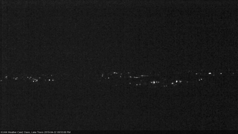 Lake Travis webcam, April 22, 2019 8:55 PM CT