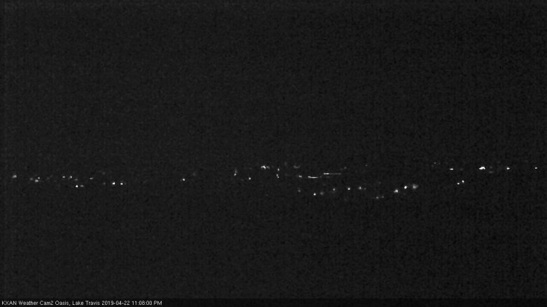 Lake Travis webcam, April 22, 2019 10:10 PM CT