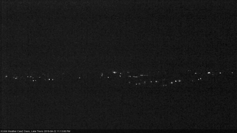 Lake Travis webcam, April 22, 2019 10:15 PM CT
